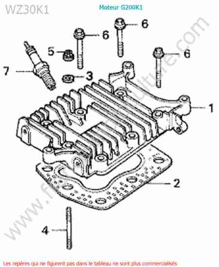 HONDA - WZ30-2 : Culasse