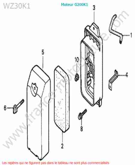 HONDA - WZ30-2 : Filtre air