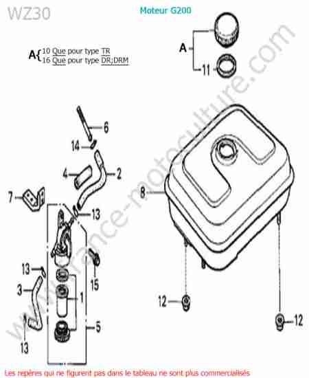 HONDA - WZ30 : Reservoir