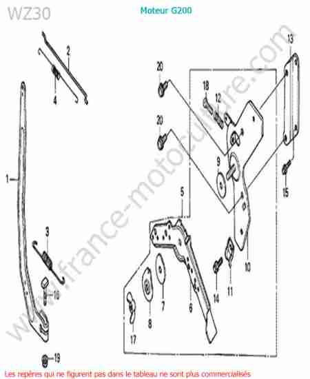 HONDA - WZ30 : Regulateur