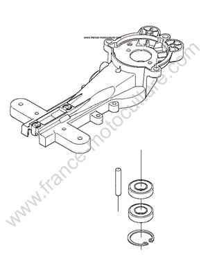 Carter engrenage complet HUSQVARNA 122HD