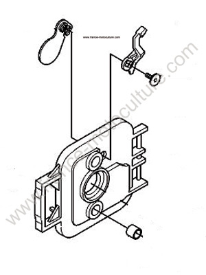 Support filtre HUSQVARNA 123HD