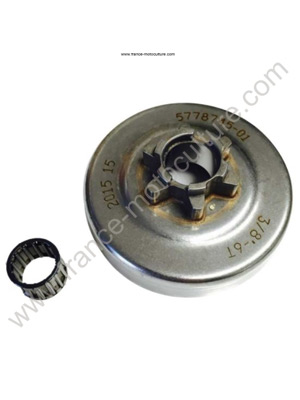 Cloche embrayage 3/8 6D HUSQVARNA 135-140-435