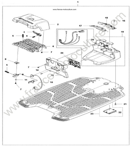 STATION DE CHARGE HUSQVARNA 305-2020