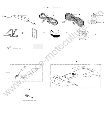 ACCESSOIRES HUSQVARNA 308