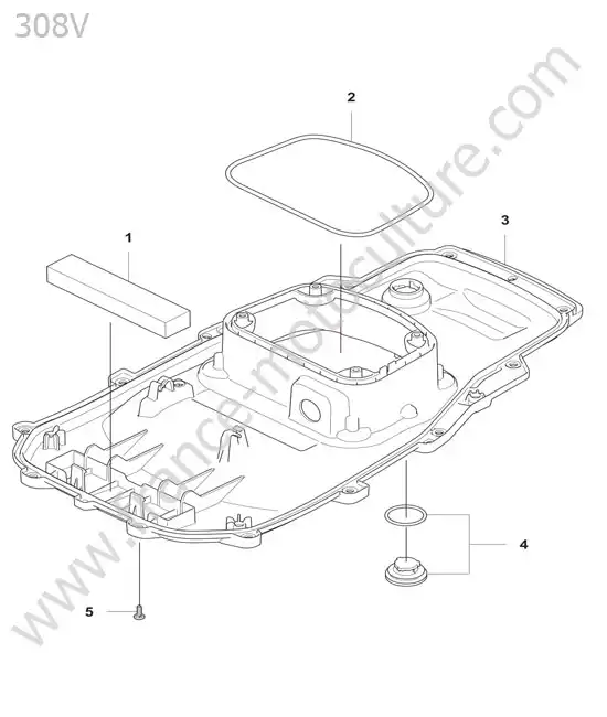 Chassis inferieur HUSQVARNA 308V