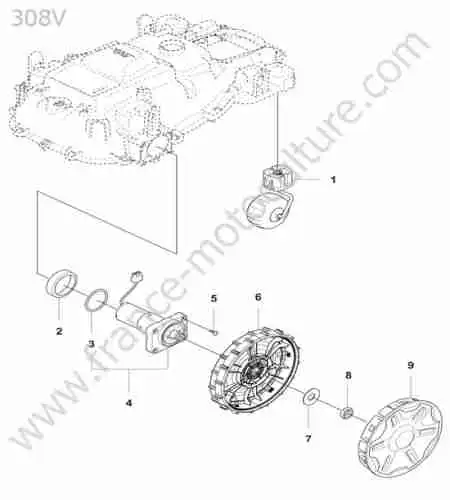 HUSQVARNA - 308V : Roues
