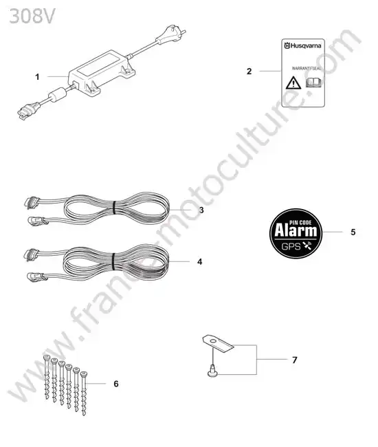 Accessoires HUSQVARNA 308V