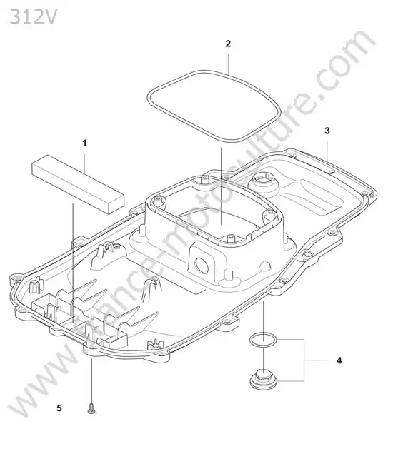 Chassis inferieur HUSQVARNA 312V