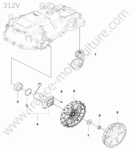 HUSQVARNA - 312V : Roues