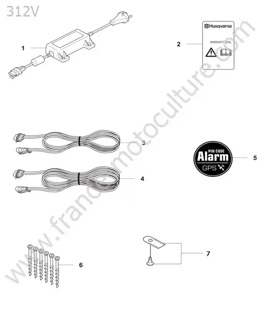 Accessoires HUSQVARNA 312V