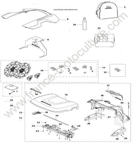 ACCESSOIRES HUSQVARNA 315