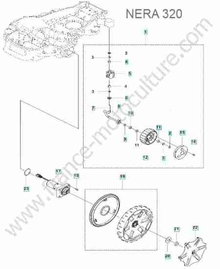 HUSQVARNA - 320-NERA : Roues