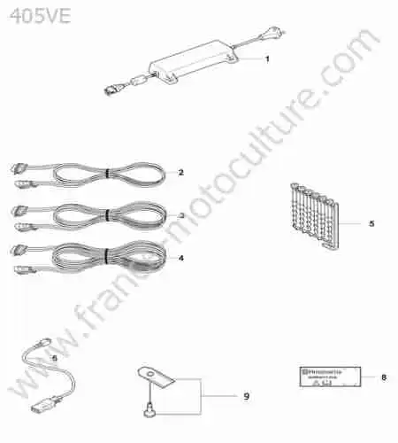 HUSQVARNA - 405VE : Accessoires