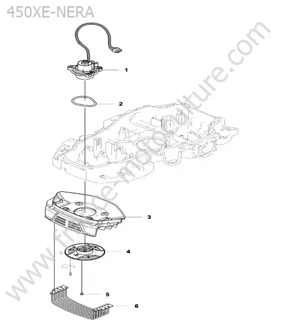 Moteur coupe arriere (edgecut) HUSQVARNA 405XE-NERA