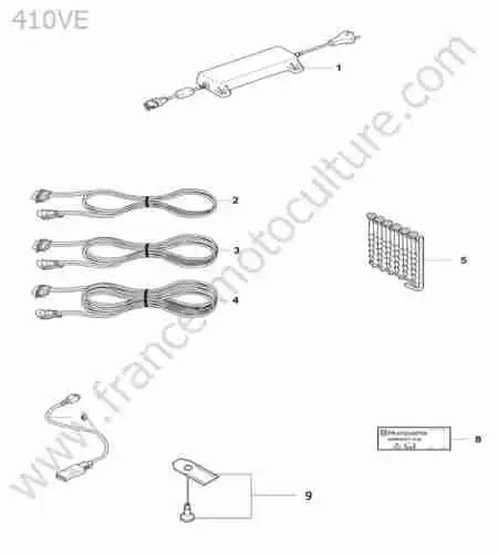 HUSQVARNA - 410VE : Accessoires