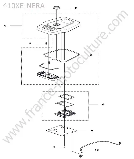 Console / ecran HUSQVARNA 410XE-NERA