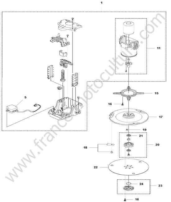 Moteur de coupe HUSQVARNA 415X