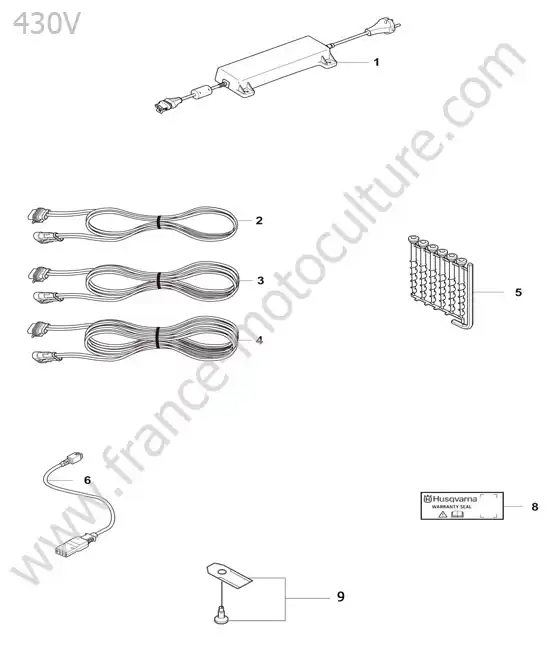 Accessoires / lames HUSQVARNA 430V