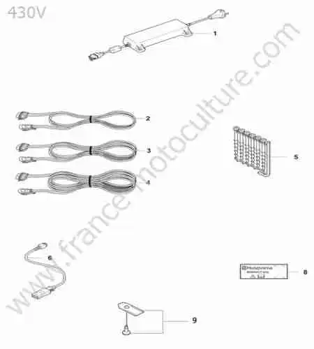 HUSQVARNA - 430V : Accessoires / lames