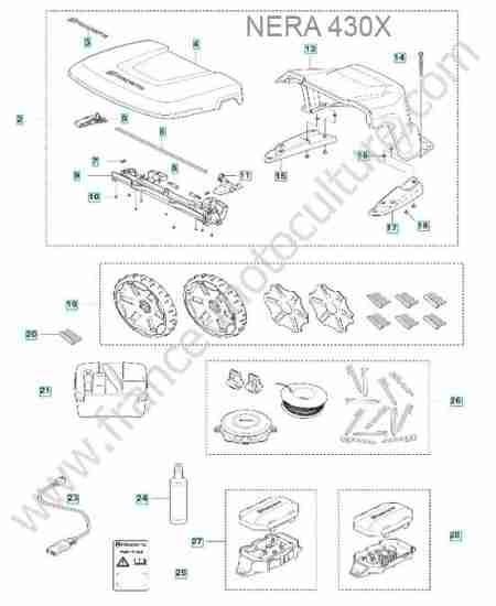HUSQVARNA - 430X-NERA : Accessoires