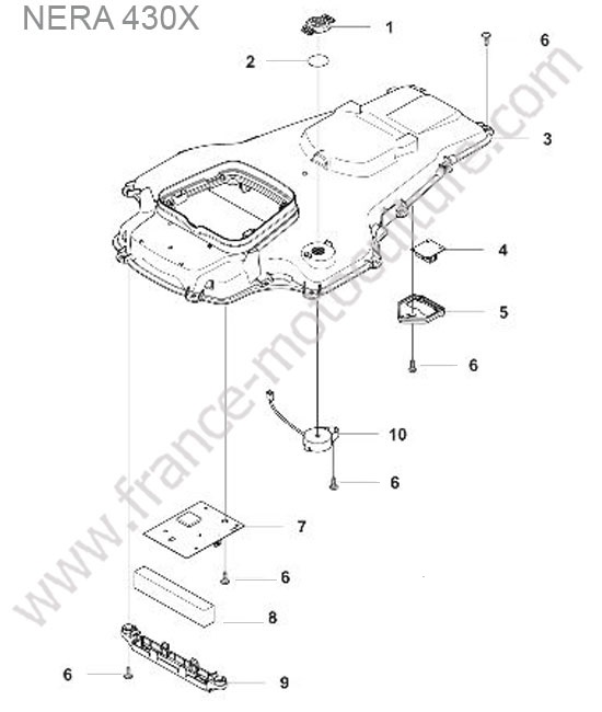 Chassis superieur HUSQVARNA 430X-NERA