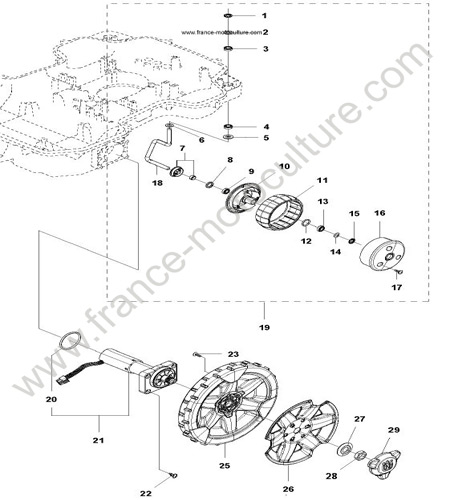 Roues HUSQVARNA 430X
