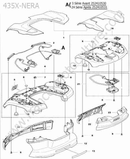 HUSQVARNA - 435X-NERA : Coques