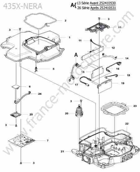 HUSQVARNA - 435X-NERA : Chassis avant