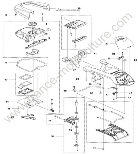 Clavier HUSQVARNA 435X