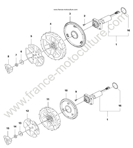 Roues HUSQVARNA 435X