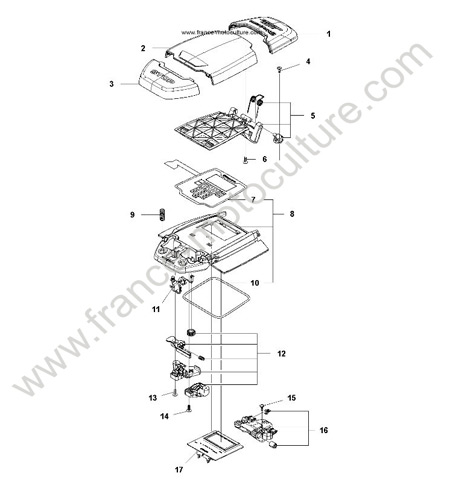 Clavier HUSQVARNA 440