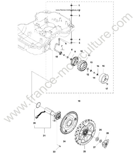 Roues HUSQVARNA 440