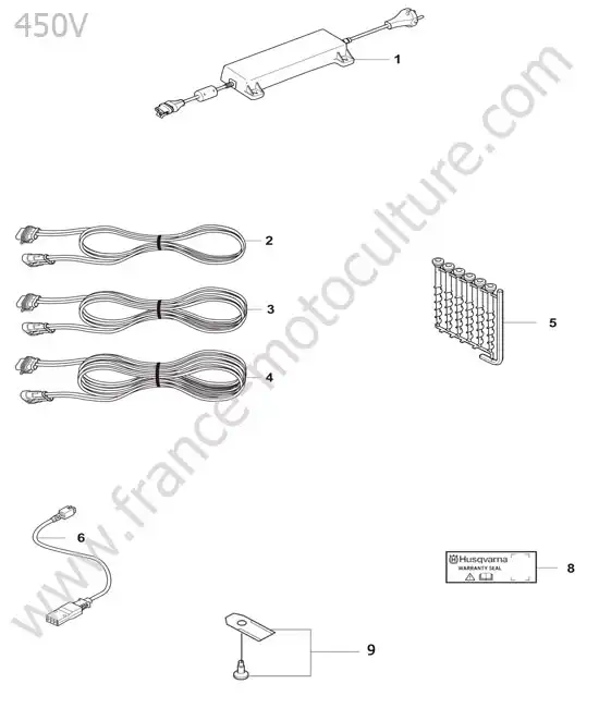 Accessoires / lames HUSQVARNA 450V