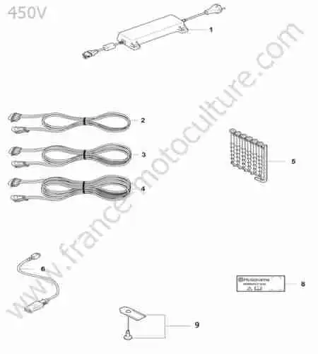 HUSQVARNA - 450V : Accessoires / lames