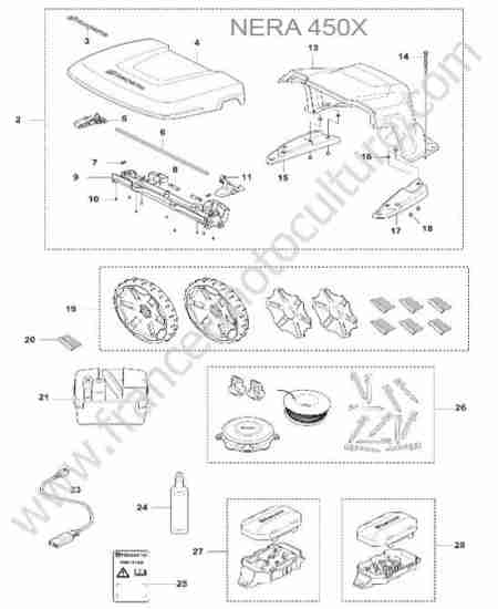 HUSQVARNA - 450X-NERA : Accessoires
