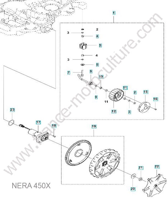 Roues HUSQVARNA 450X-NERA