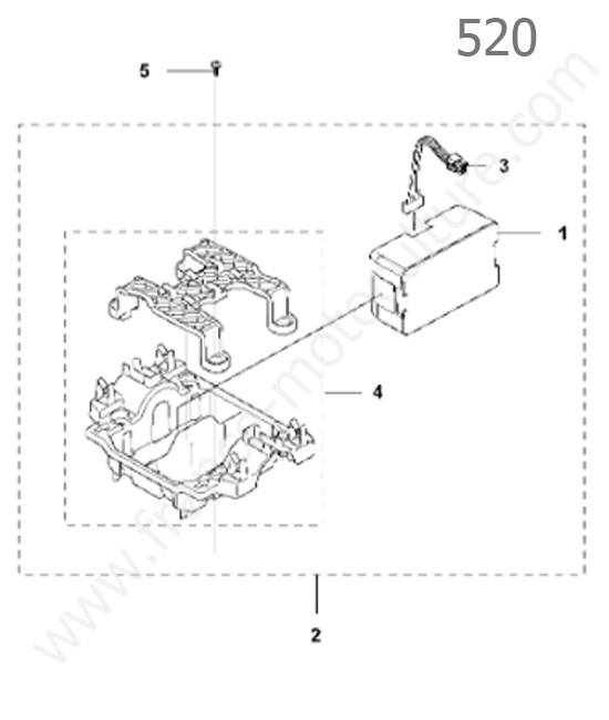Batterie HUSQVARNA 520