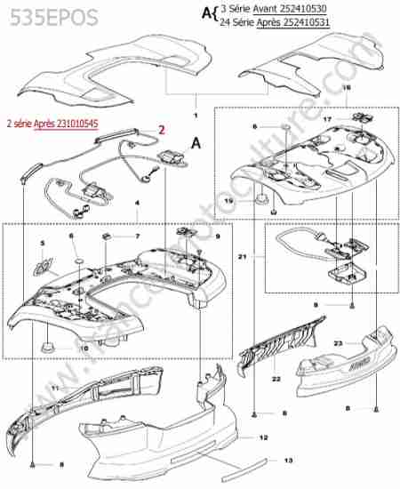 HUSQVARNA - 535-EPOS : Coque