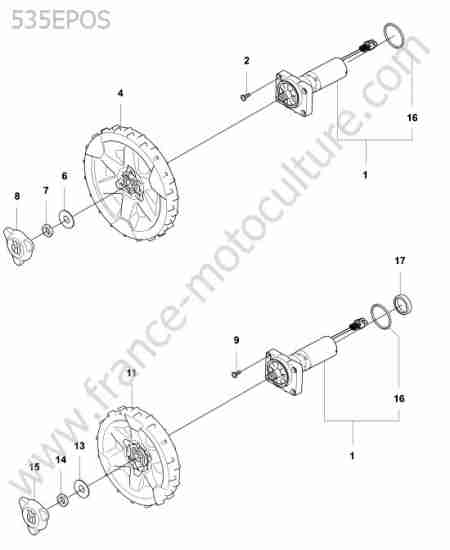 HUSQVARNA - 535-EPOS : Roue