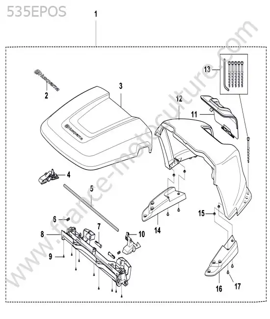 Abri HUSQVARNA 535-EPOS