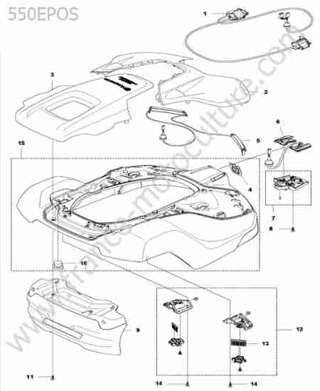 HUSQVARNA - 550-EPOS : Coque