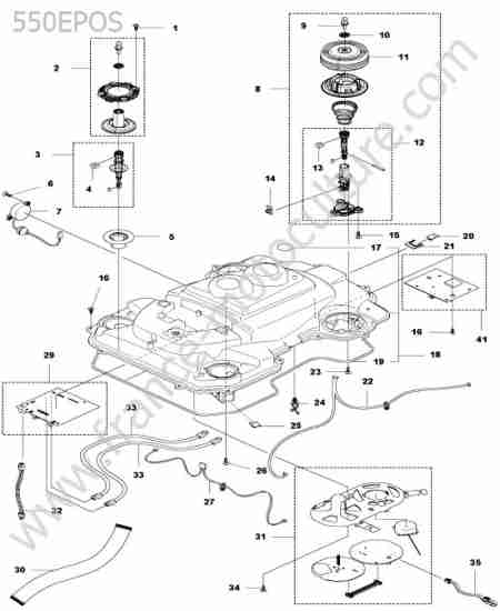 HUSQVARNA - 550-EPOS : Chassis superieur