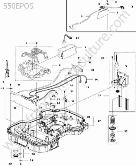 HUSQVARNA - 550-EPOS : Chassis inferieur