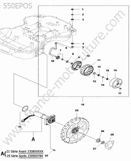 HUSQVARNA - 550-EPOS : Roue