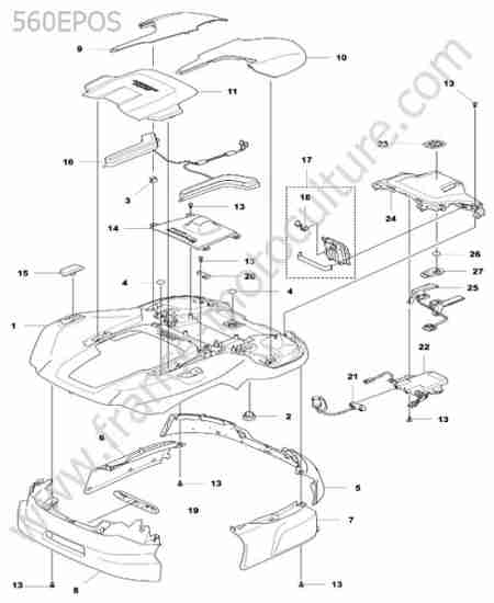 HUSQVARNA - 560-EPOS : Coque