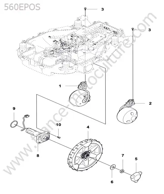 Roue  HUSQVARNA 560-EPOS