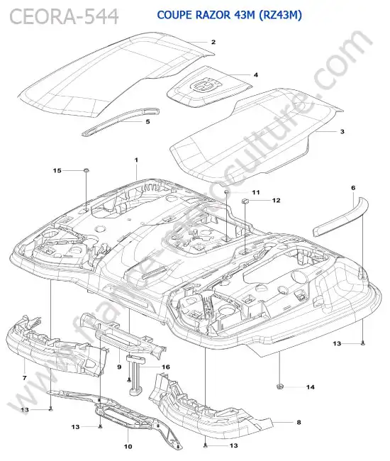 Carter plateau (RZ43M) HUSQVARNA CEORA-544