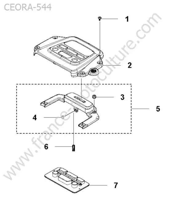 Console HUSQVARNA CEORA-544