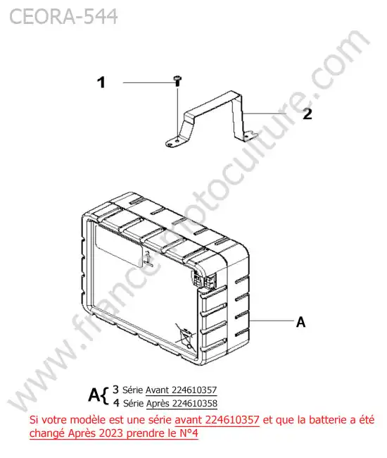 Batterie HUSQVARNA CEORA-544